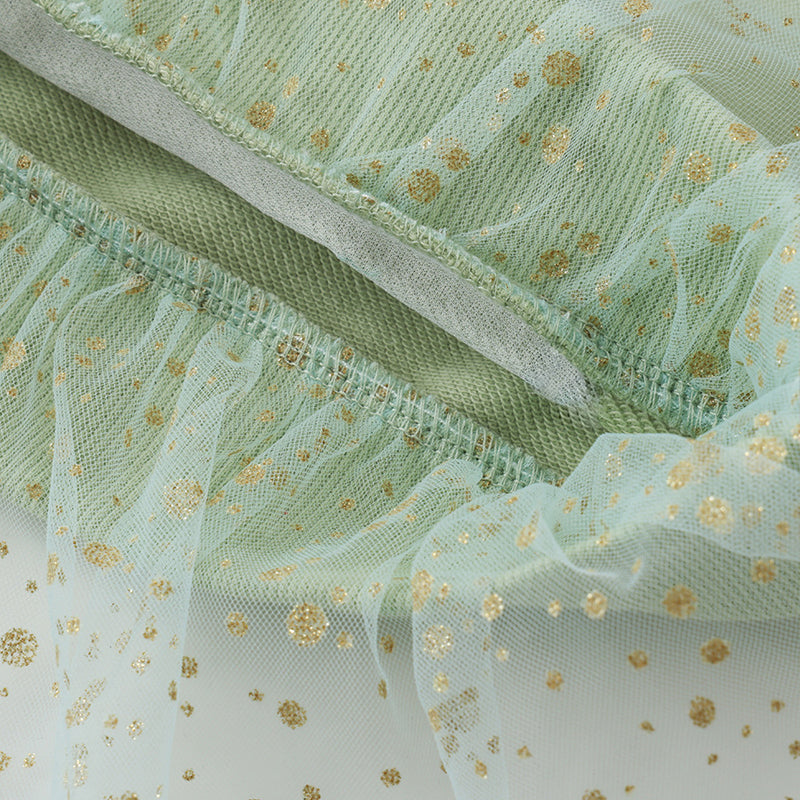 Fairy Girl Long-Sleeved Embroidered Mesh Children’s Hoodie