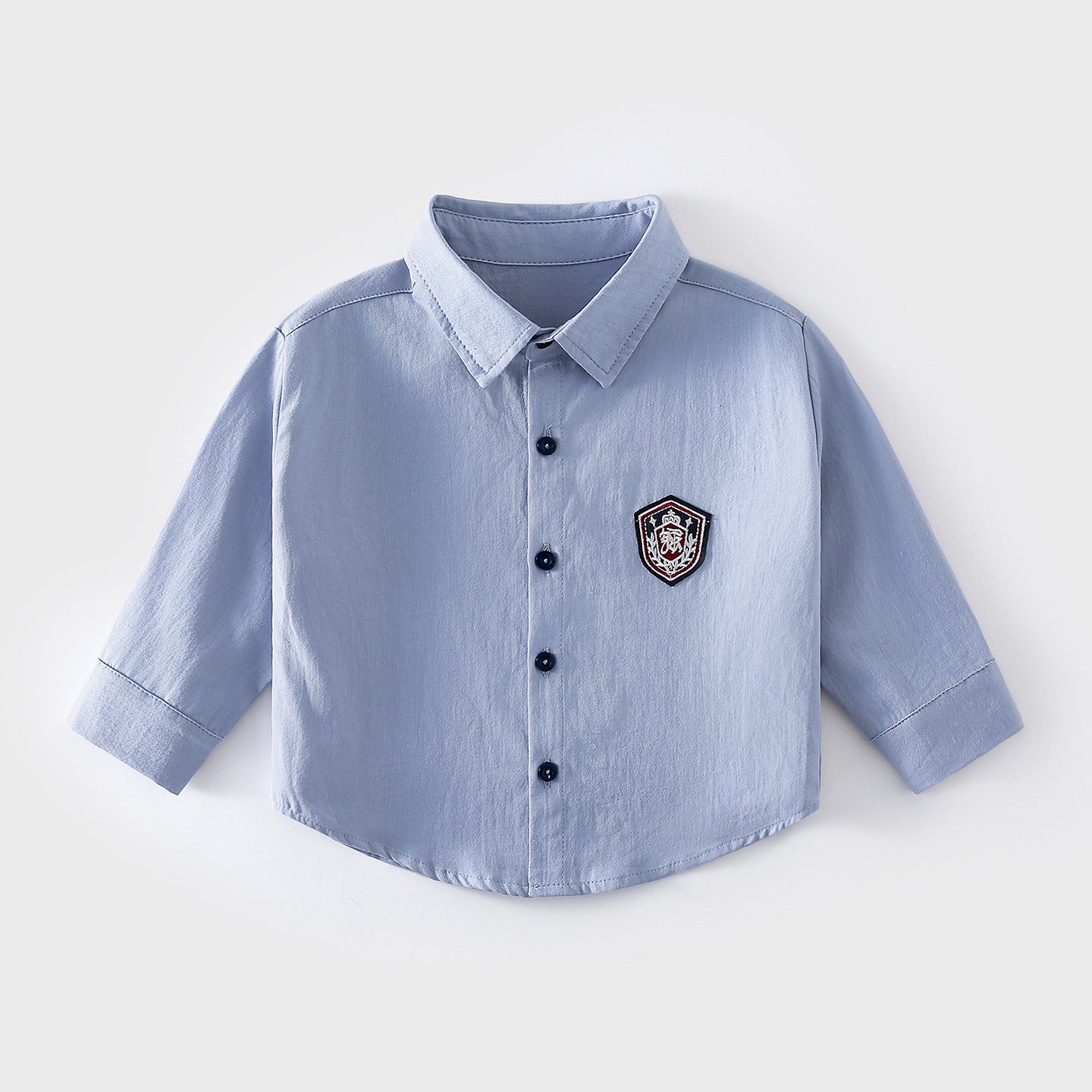 Autumn pure cotton shirt, cute cartoon jacket top for boys and girls, four-season top