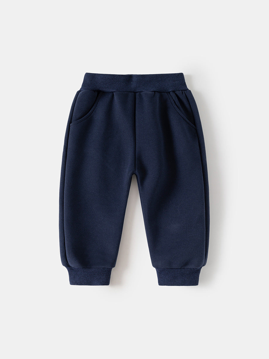 New spring children's clothing, Korean style polo collar sweatshirt set