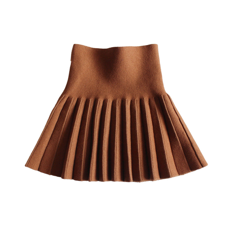 Princess-style dress, pleated skirt, fluffy half-sleeve dress