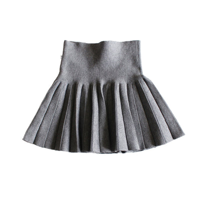 Princess-style dress, pleated skirt, fluffy half-sleeve dress