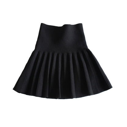 Princess-style dress, pleated skirt, fluffy half-sleeve dress