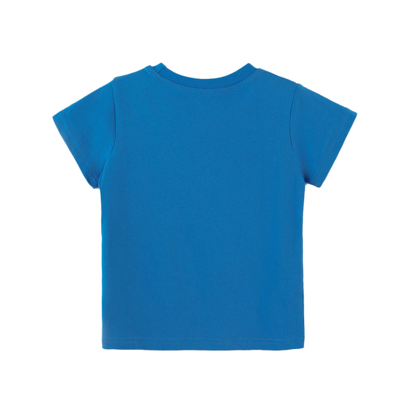 Girls Fashion Unicorn Embroidered Round-Neck T-Shirt