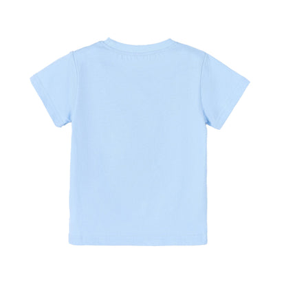 Fashionable Unicorn Print Children's Round Neck T-shirt