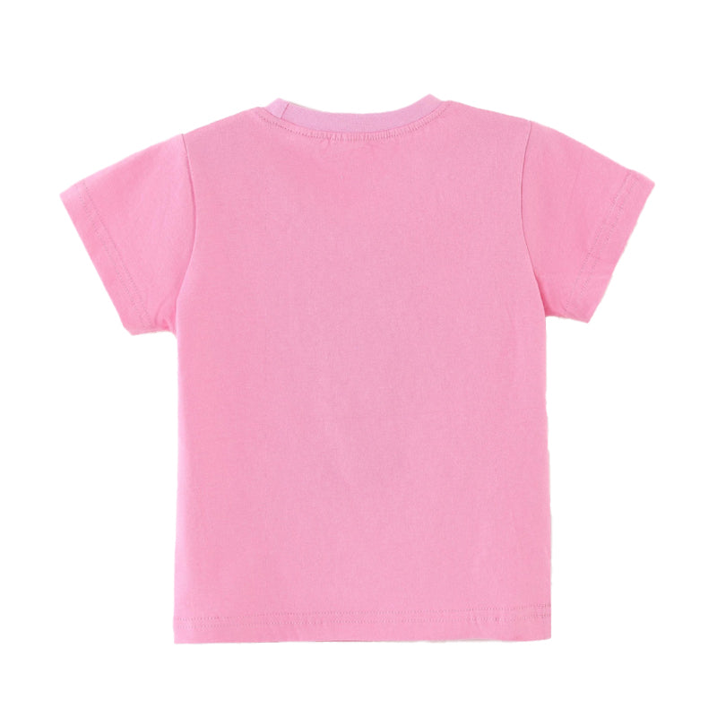 Fashionable Ballet Mouse Embroidered Children's Round Neck T-shirt