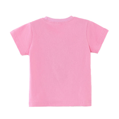 Fashionable Ballet Mouse Embroidered Children's Round Neck T-shirt