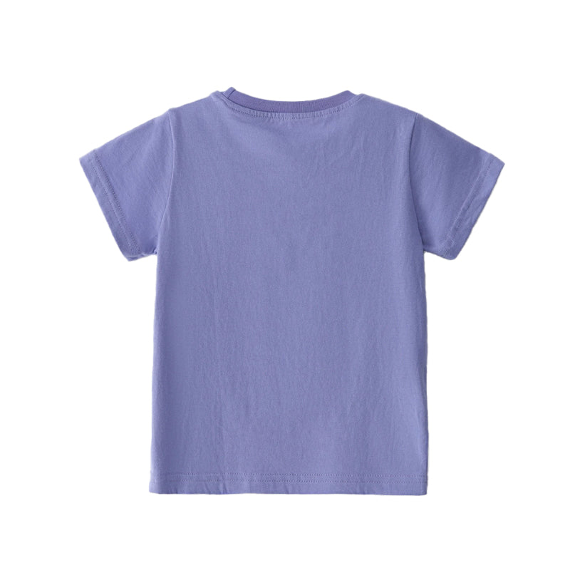 Children's Butterfly Fairy Embroidered Sweatshirt Knit Round Neck T-shirt