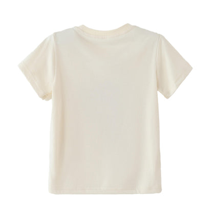 Solid-color Ballet Fairy Embroidered Sweatshirt with Knitted Round Neck T-shirt