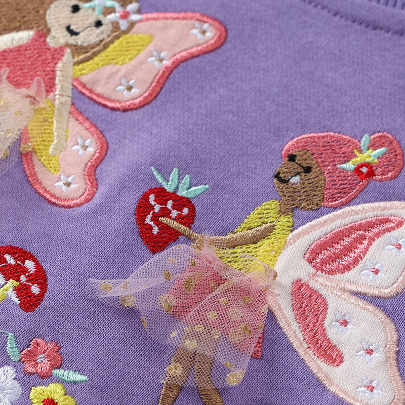 Autumn Girls Fairy-like Cute Mesh Hoodie