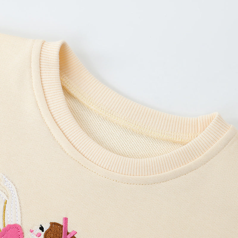 Fairy Baby Cartoon Cute Embroidered Long-Sleeve Hoodie