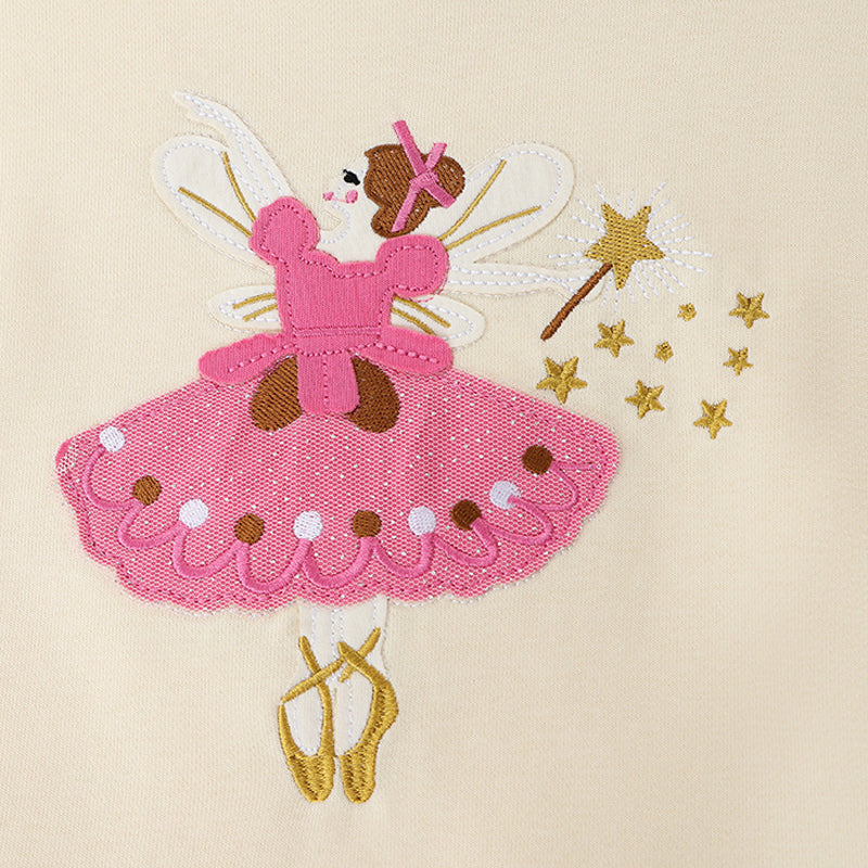 Fairy Baby Cartoon Cute Embroidered Long-Sleeve Hoodie