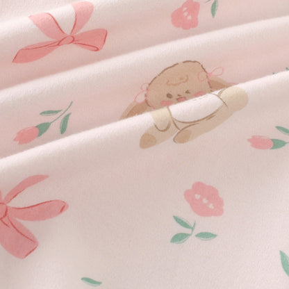 Sweet cotton baby dress in princess style