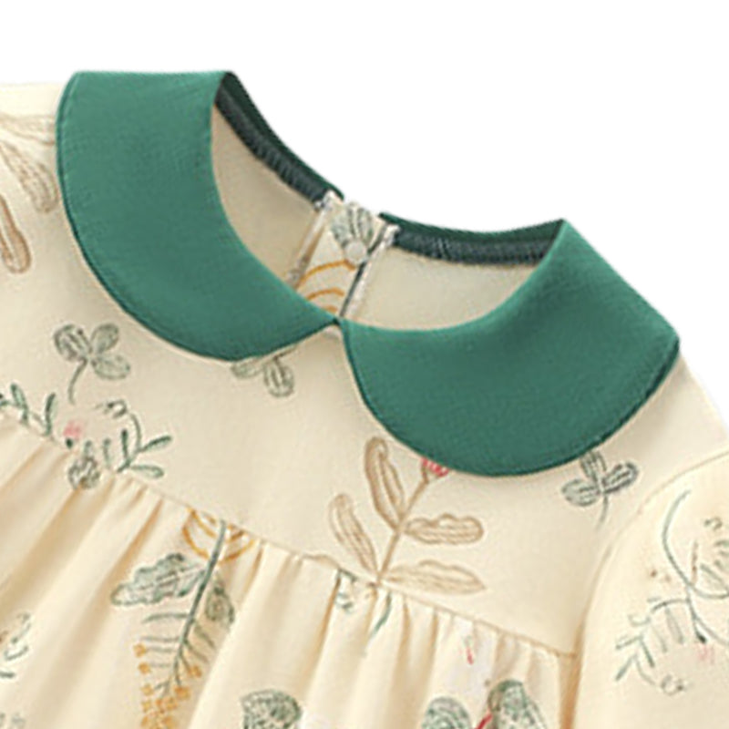 Sweet cotton baby dress in princess style