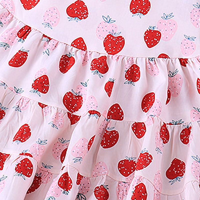 Fashionable Flowered Princess Baby Cotton Dress