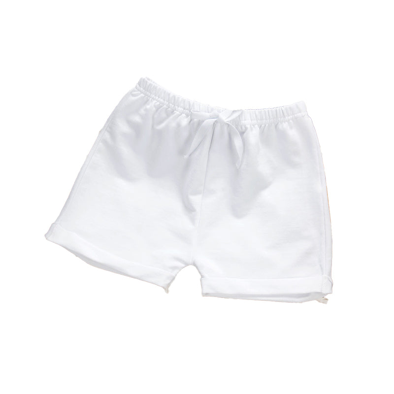 Childrens pure cotton thin beach shorts