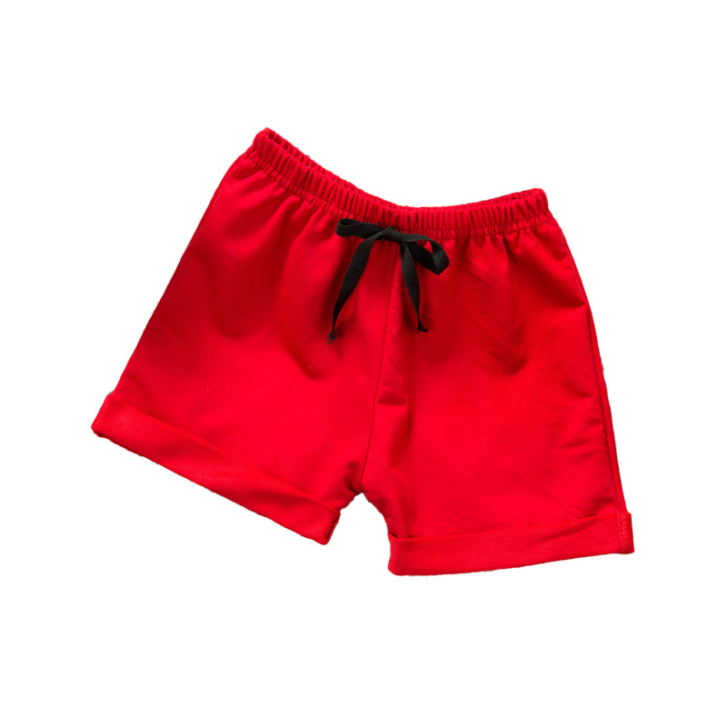 Childrens pure cotton thin beach shorts