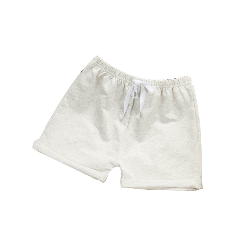 Childrens pure cotton thin beach shorts