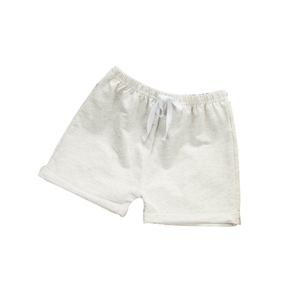 Childrens pure cotton thin beach shorts