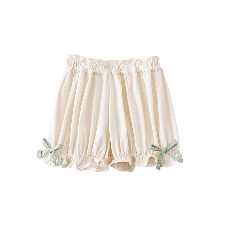 Bowknot Lantern Pants – Stylish, versatile shorts for babies