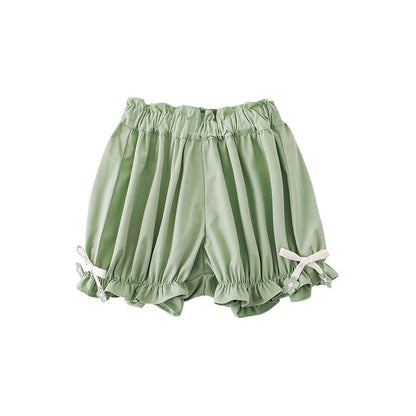 Bowknot Lantern Pants – Stylish, versatile shorts for babies