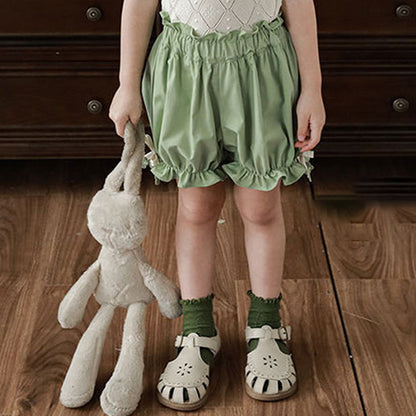 Bowknot Lantern Pants – Stylish, versatile shorts for babies