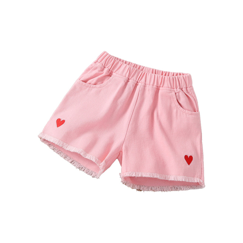 Girls denim shorts for children