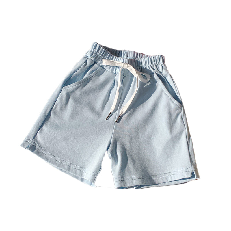 Casual homewear with bow ties and straps; lightweight, candy-colored shorts