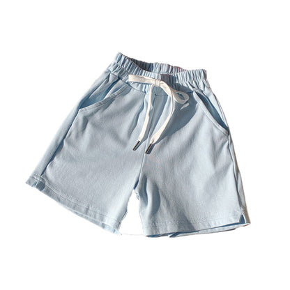 Casual homewear with bow ties and straps; lightweight, candy-colored shorts