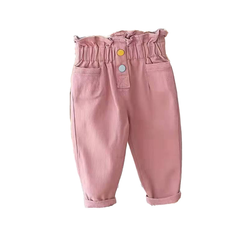 Fashionable work pants for kids and teens – casual long trousers