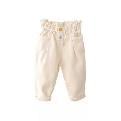 Fashionable work pants for kids and teens – casual long trousers