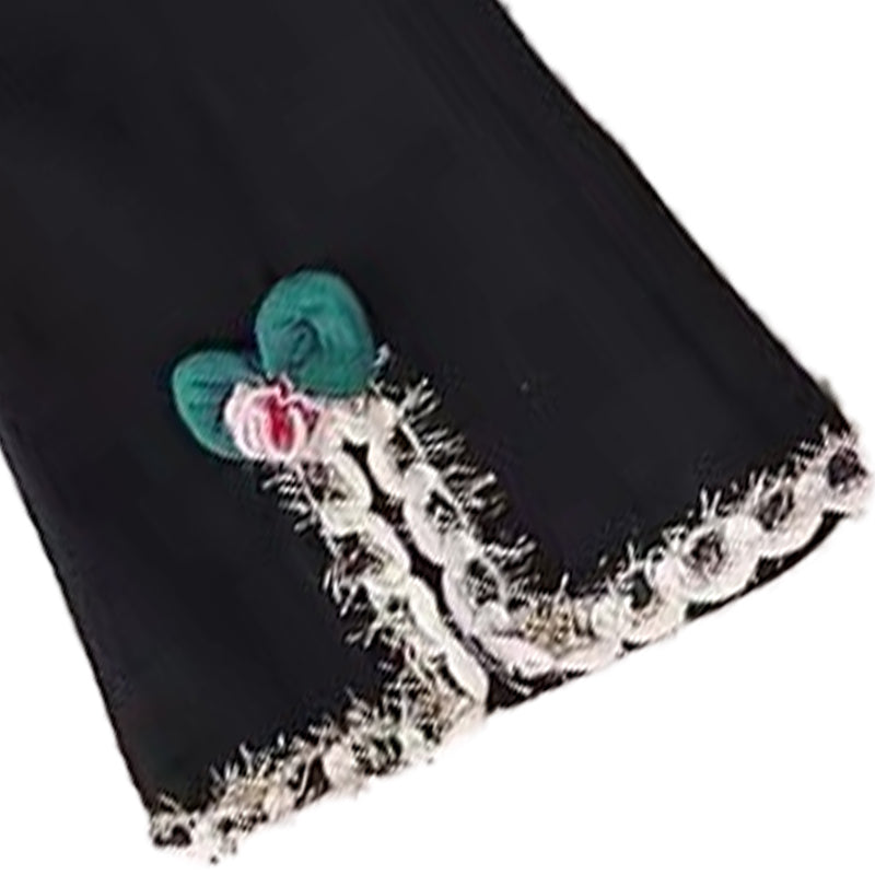 Slit-style casual pants for girls – stylish flared pants that are versatile and easy to pair with anything