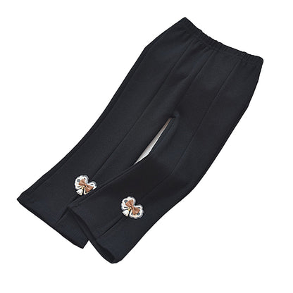 Pure cotton elastic thin leggings for little girls