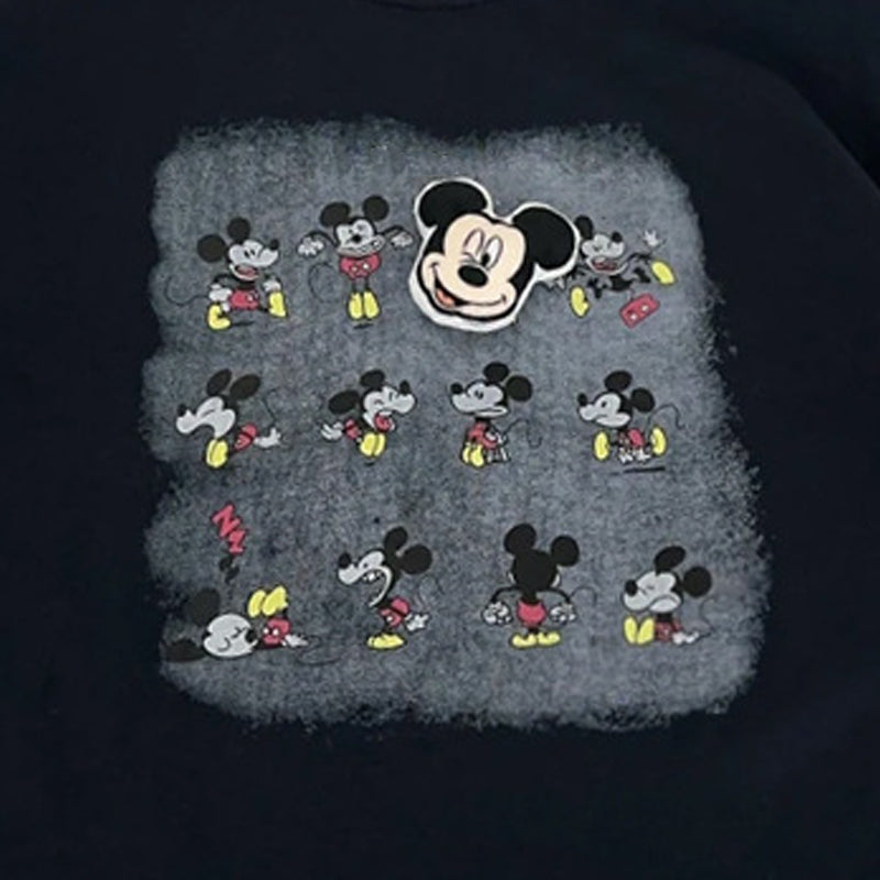 Fashionable cartoon-printed thin cotton round-neck short-sleeve T-shirt