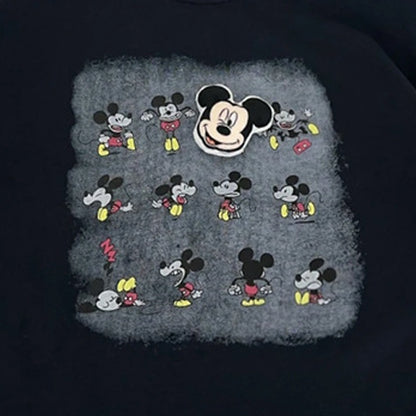 Fashionable cartoon-printed thin cotton round-neck short-sleeve T-shirt