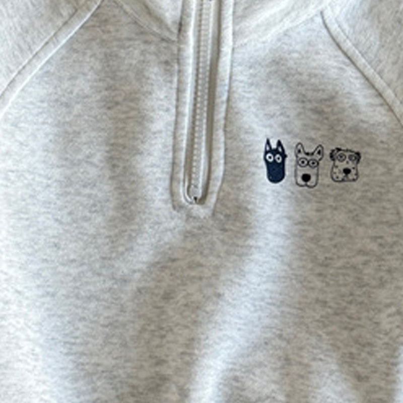Printed versatile pattern long-sleeved shirt with stylish cartoon stand-collar hoodie