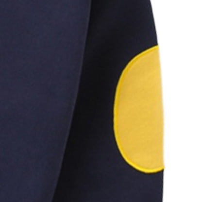 Casual long-sleeved boys round-neck shirt with wide shoulders for babies