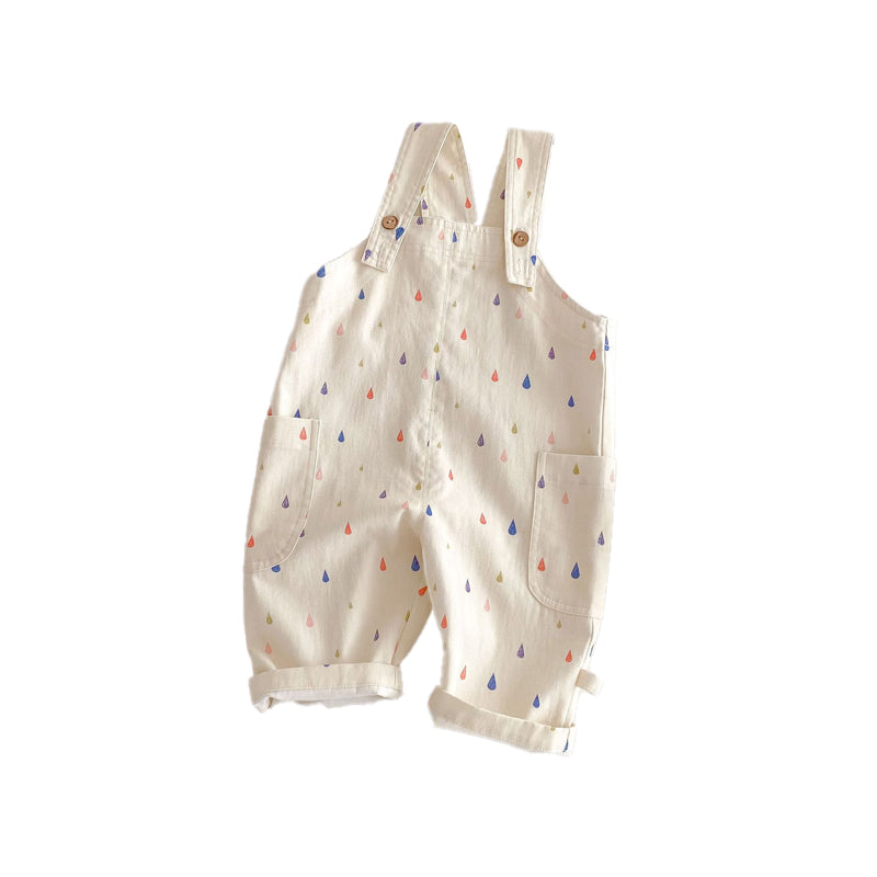 Baby Fashion Striped Pants with Polka-Dot Design and Trendy Strapless Design