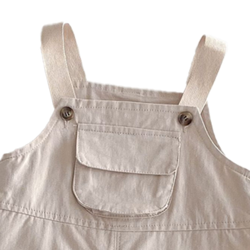 Baby stylish backpack pants, trendy workwear pants in contrasting colors for boys