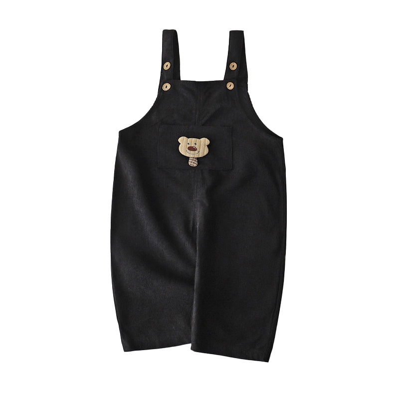 Little Bear Kids Corduroy Panties with Strap for Boys