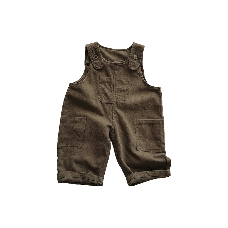 Boys strap pants, versatile casual pants for kids