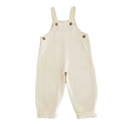 Kids boys loose, casual, trendy denim strap pants