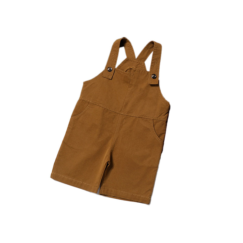 Childrens Solid Color Cropped Panties for Boys