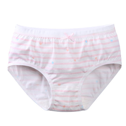 Girls' briefs, pure cotton briefs, summer all-cotton, non-pinch-like, for toddlers and toddlers.
