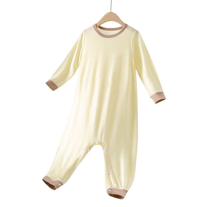 Childrens-onesie-boys-and-girls-summer-thin-onesie-pajamas-anti-kick-blanket-baby-long-sleeved-home-wear