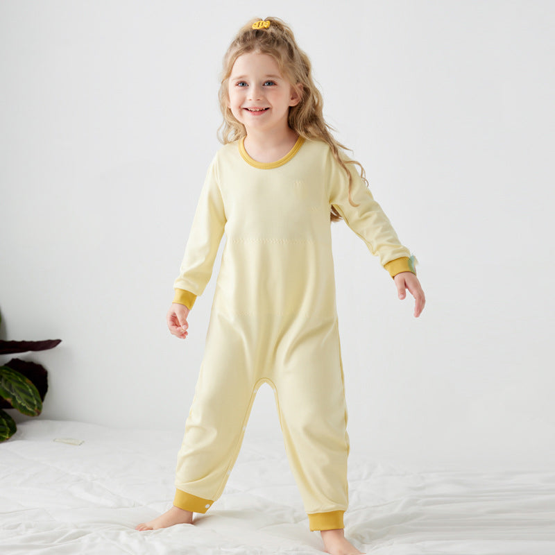 Summer-childrens-onesie-pajamas-made-of-bamboo-fiber-and-bamboo-cotton-soft-and-suitable-for-boys-girls-babies-toddlers-and-older-children