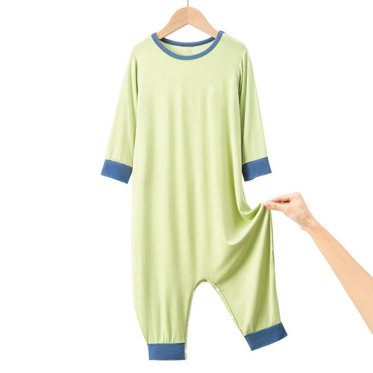 Childrens-modal-long-sleeved-onesie-romper-for-toddlers-and-young-children