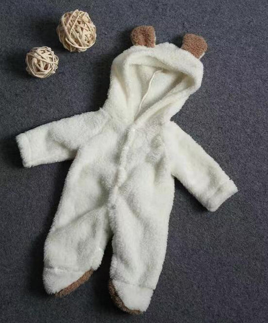 Rompers, children's rompers, fleece bodysuits, animal rompers