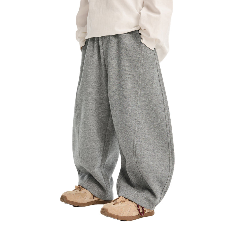 Fairy Tale Medium to Large Kids Boys Pants Spring Autumn 2026 New Children Knit Sweatpants Sports Pants