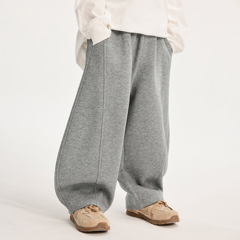 Fairy Tale Medium to Large Kids Boys Pants Spring Autumn 2026 New Children Knit Sweatpants Sports Pants