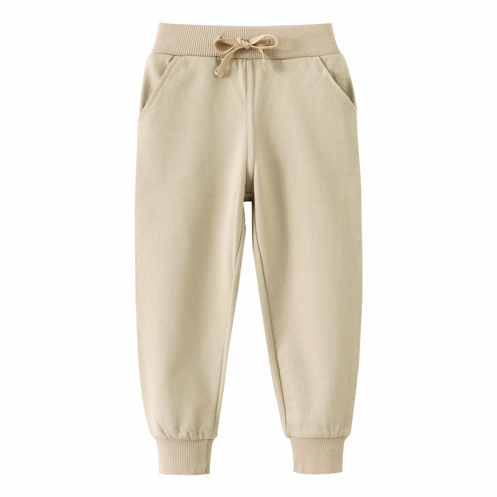 colored cotton pants for children